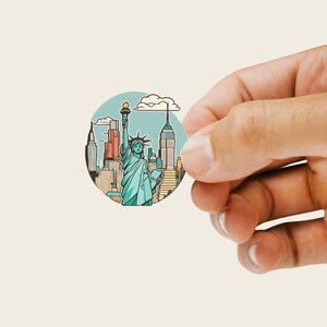 New York City Travel Sticker - File digitale