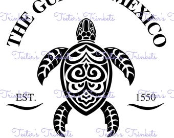 The Gulf of Mexico SVG/PNG/JPG files for Sublimation or Cricut/Silhouette cutting machine