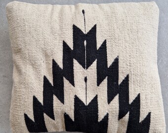 Handmade Mexican Cushion Cover Home Decor - 100% Wool