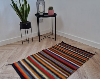 Handmade Mexican Zapotec Wool Rug ~ Home Decor