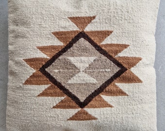Handmade Mexican Cushion Cover Home Decor - 100% Wool