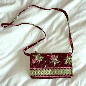 Vintage Vera Bradley “New Hope” Crossbody Wallet