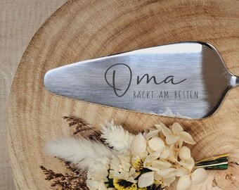 Cake server Grandma is the best I Cake server with engraving I Gift