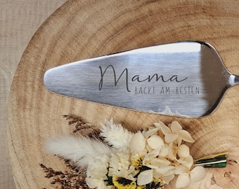 Cake server MAMA bakes best | Cake server with engraving | Gift - Mother's Day
