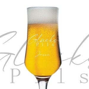 Personalized beer glass - tulip - glass with engraving - gift idea