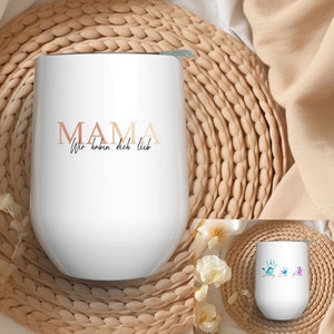 MAMA Thermo Mug Handprint Mother's Day Gift Personalized