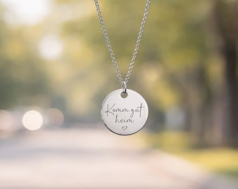 Car chain - lucky charm - Drive safe - come home safely - drive carefully - rose gold, gold or silver - engraving - fashion jewelry - gift