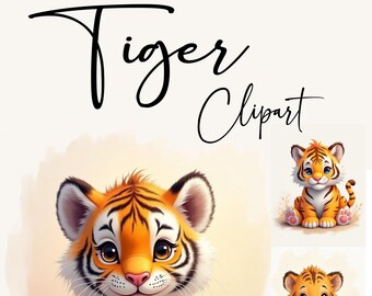 Fox - Watercolor - Clipart - Digital Download - Nursery - Motif - JPEG - Motif