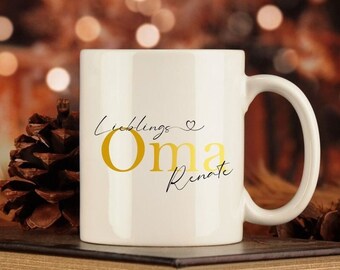 Personalized/individual Magic Mug Grandma/Grandpa