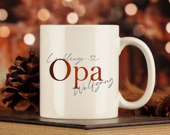 Personalized/individual Magic Mug Grandma/Grandpa