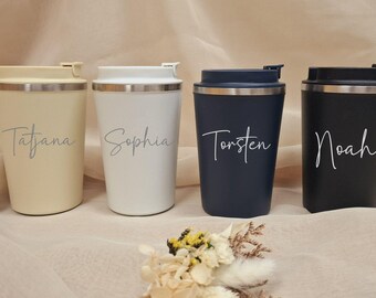 Coffee Mug - Thermo - Personalized - Engraved - Gift - ToGo - Drinks - Outdoor