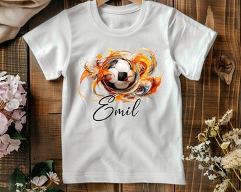Children's T-shirt Football | Personalized | Girl Boy with name