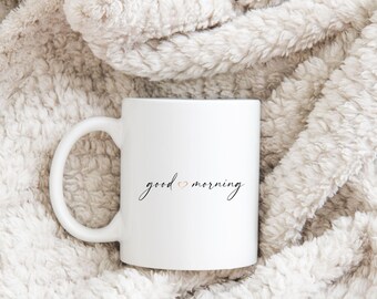 Mug - Heart - good morning - Personalized - Gift -