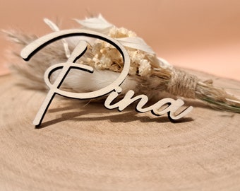 Name tag, table names, place cards