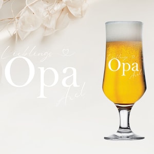 Beer glass - Personalized favorite grandpa
