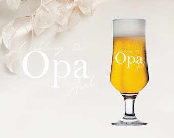 Beer glass - Personalized favorite grandpa