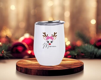 Personalized thermal mug - winter - mulled wine - gift