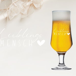 Beer glass - favorite person
