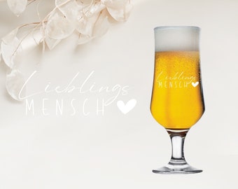 Beer glass - favorite person