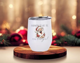 Personalized thermal mug - Mulled wine is like tea - Winter - Christmas - Mulled wine - Gift - To Go -
