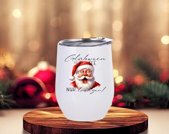Personalized thermal mug - Winter - Christmas - Mulled wine - Gift - ToGo - Elk - Santa Claus