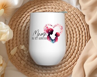 Personalized thermal mug - Mom you are wonderful