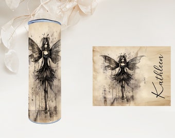 Thermo mug 500 ml stainless steel with lid - Gothic - Skull