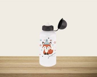 Children's drinking bottle | 500 ml |Personalized | winter| kindergarten | school | Gift | aluminum