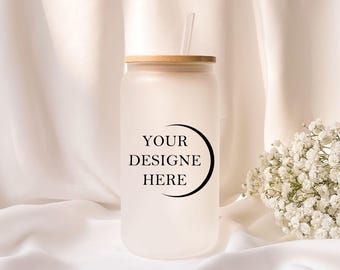 Iced coffee glass | Your Design Here | Self-design | Own logo | Gift | Personalized - ToGo - Vacation - Summer - Cocktail