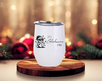 Personalized Thermo Mug - It's Mulled Wine Time - Winter - Christmas - Mulled Wine - Gift - ToGo -