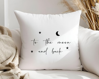 Pillowcase for every home (16" x 16") - to the moon and back - gift