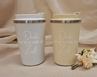 Coffee Mug - Thermo - Personalized - Engraved - Gift - ToGo - Drinks - Outdoor