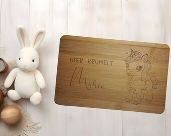 Children's board - breakfast board - snack board - personalized - baby/children's gift