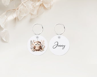Keychain - Deer - Fox - Owl
