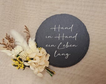 Slate Coaster - Engraved - Gift