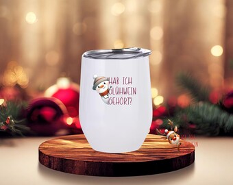 Personalized thermal mug winter mulled wine