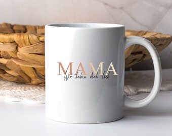 Mama Tasse Geschenk Personalisiert Muttertag Geburtstag