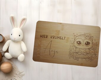 Children's board - breakfast board - snack board - personalized - baby/children's gift