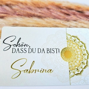 Platzkarten, Dankeskarte, Gastgeschenk, Namenskärtchen, Hochzeit, Taufe, Kommunion, Konfirmation
