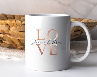 Love Mug for Couples in Love Gift Personalized Valentine's Day Birthday Anniversary