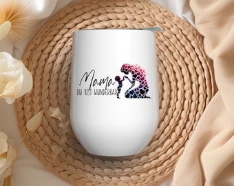 Personalized thermal mug - Mom you are wonderful