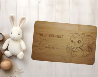 Children's board - breakfast board - snack board - personalized - baby/child gift