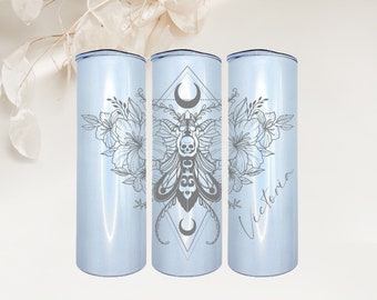 Laser engraved personalized 500 ml stainless steel thermal mug with lid