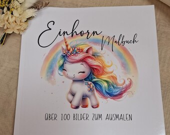 Coloring Book - Unicorn - Children - Coloring - Gift - Creative - Children's Book -