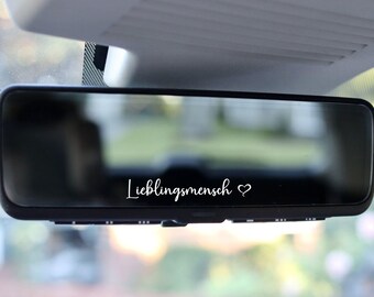 Car sticker - Favorite person - Sticker - Exterior mirror - Interior mirror