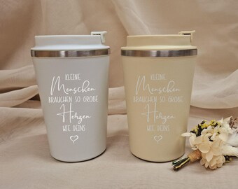 Coffee Mug - Thermo - Personalized - Engraved - Gift - ToGo - Drinks - Outdoor