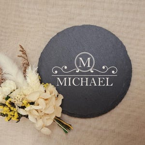 Slate Coaster - Engraved - Personalized - Gift
