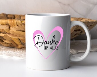 Personalized Mug - Thank you for everything