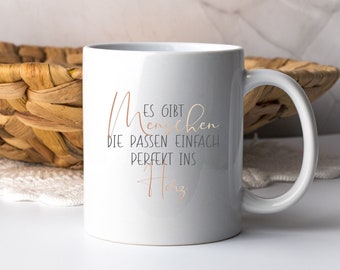 Personalized mug gold/rose with beautiful saying