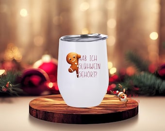 Personalized thermal mug winter mulled wine